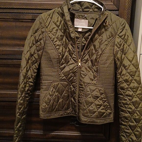WMNS Banana Republic Quilted, Olive, Field Jacket XS - Picture 3 of 9